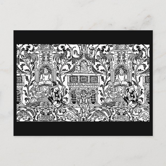 Walter Crane, Ilustracion de postales de época 67 (Anverso)