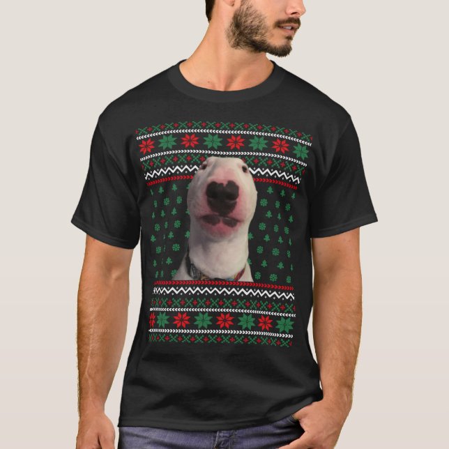 Walter Dog Meme Navidades feos Sweater Xmas Gracio (Anverso)
