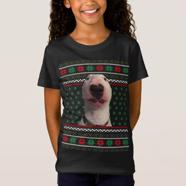 Walter Dog Meme Navidades feos Sweater Xmas Gracio (Anverso)