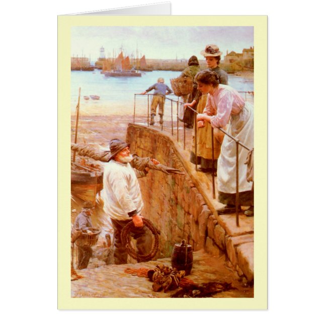 Walter Langley, entre las mareas (1901) victoriano (Frente)