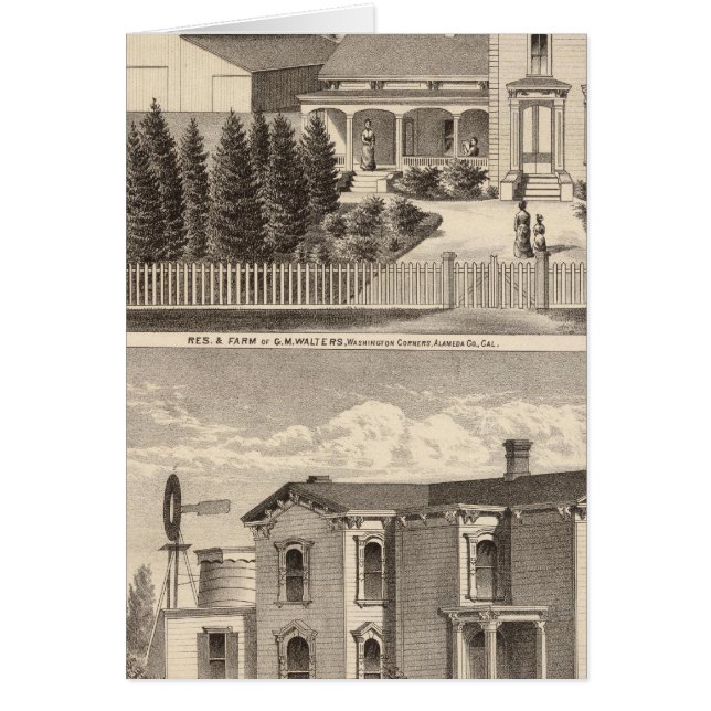 Walters, residencias Crowell, granja (Frente)