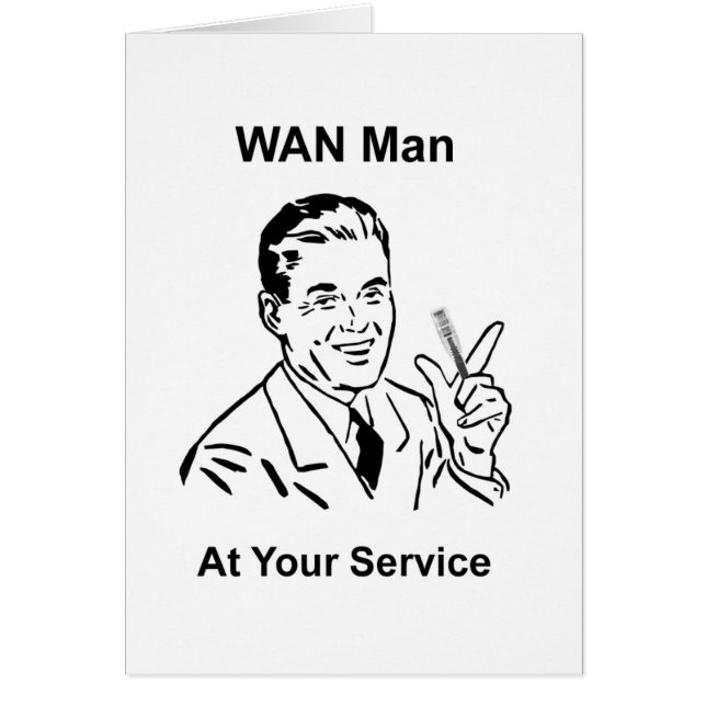 WAN Man At Your Service Retro Tech (Frente)