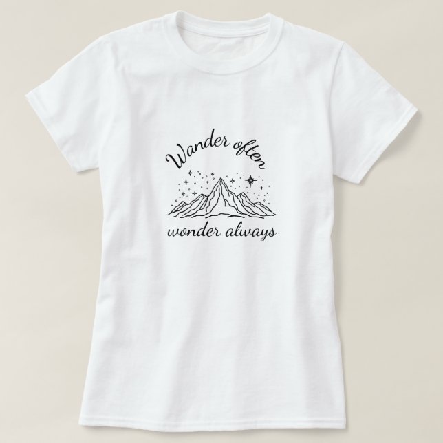 Wander A Menudo, Wonder Always - Camiseta De Avent (Diseño del anverso)