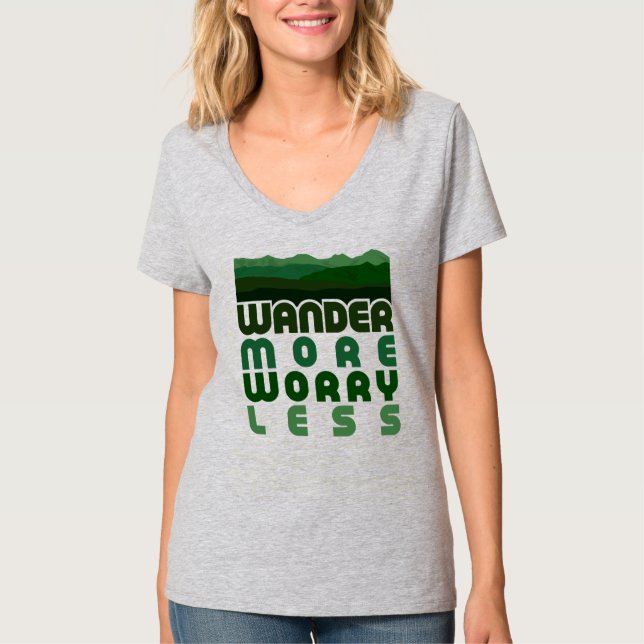 Wander Más Preocupación Menos Camiseta (Anverso)