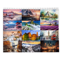 Wanderlust 2025: Un calendario de pared inspirado 