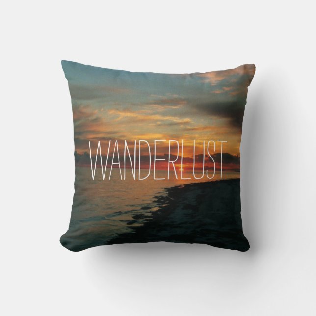 Wanderlust, almohada de tiro (Anverso)