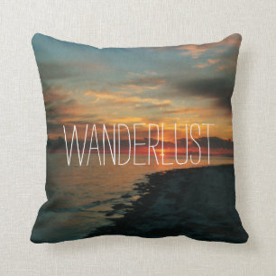 Wanderlust, almohada de tiro