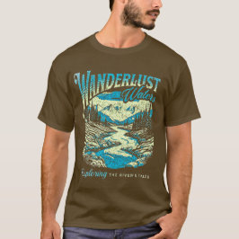 Wanderlust Waters es la camiseta básica de los hom