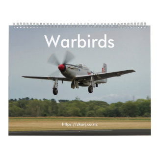 Warbirds — Calendario ZK-ARJ (grande, de 2 páginas