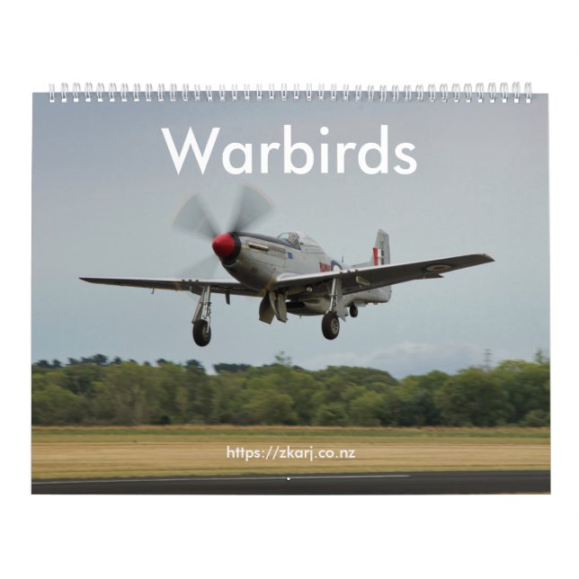 Warbirds — Calendario ZK-ARJ (grande, de 2 páginas (Tapa)