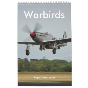 Warbirds — Calendario ZK-ARJ (medio, 1 página por 