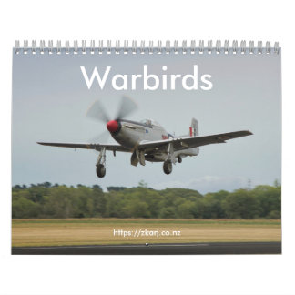 Warbirds — Calendario ZK-ARJ (medio, mes de 2 pági