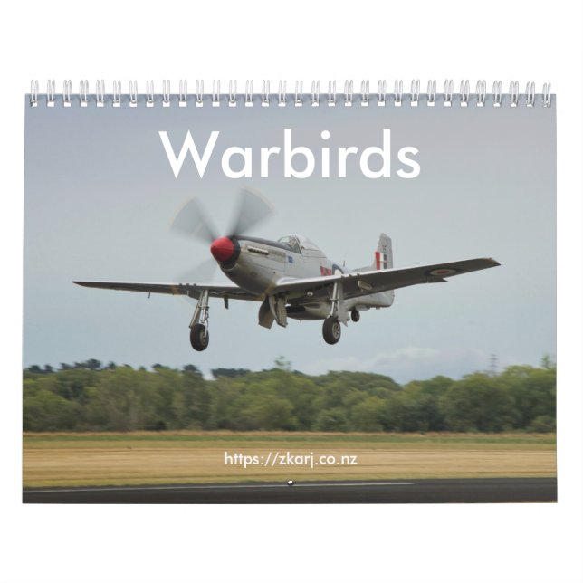 Warbirds — Calendario ZK-ARJ (medio, mes de 2 pági (Tapa)