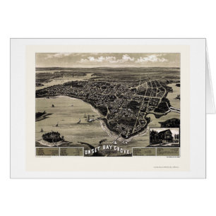 Wareham, mapa panorámico de las MAMÁES - 1885