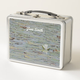 Warerlily Pond Lake Flower I Lunch Box