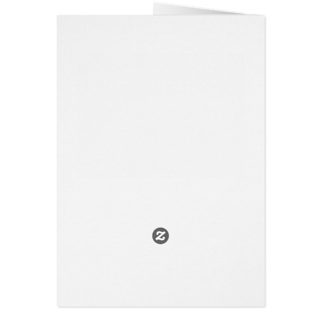 Warm Elegant Holiday Greeting Card – Artistic Bird (Atrás)