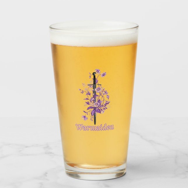 Warmaiden - Tumbler de vidrio (Anverso (lleno))