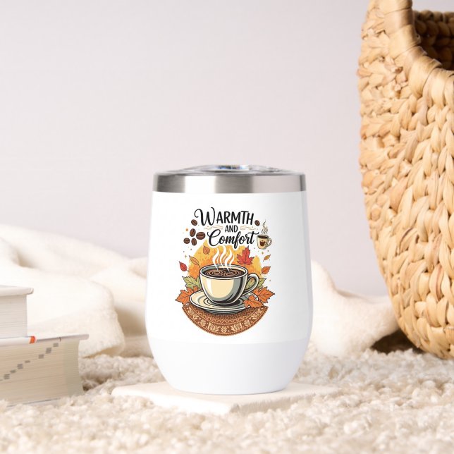 Warmth and Comfort - Cozy Autumn Coffee (Sala de estar (girada))