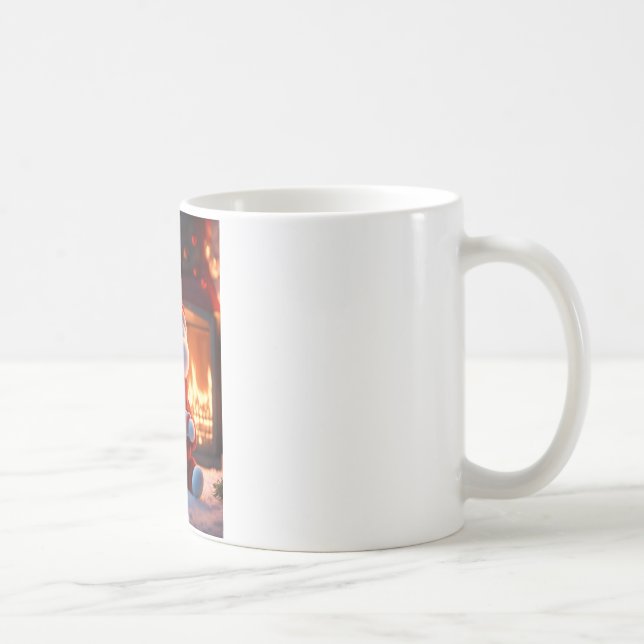 Warmth de invierno - diseño acogedor de tazas con  (Derecha)