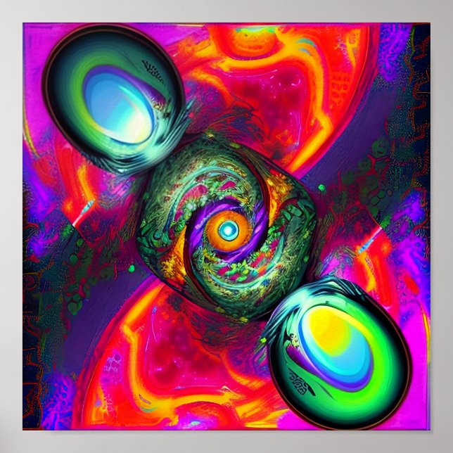 Warp de tiempo; Un arte de IA del surrealismo (Frente)