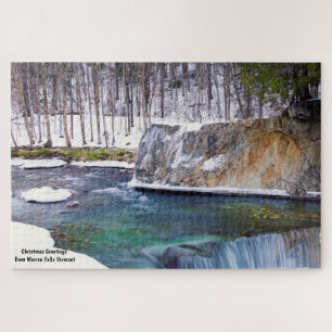 Warren Falls Vermont. Rompecabezas