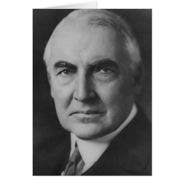 Warren G. Harding 29th President (Frente)