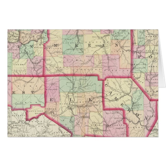 Warren, McKean, Potter, Forest (Anverso (Horizontal))