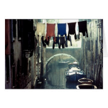Washday en Venecia Italia
