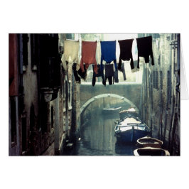 Washday en Venecia Italia