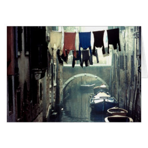 Washday en Venecia Italia