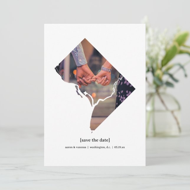 Washington, D.C. Guardar la tarjeta fotográfica de (Anverso de pie)