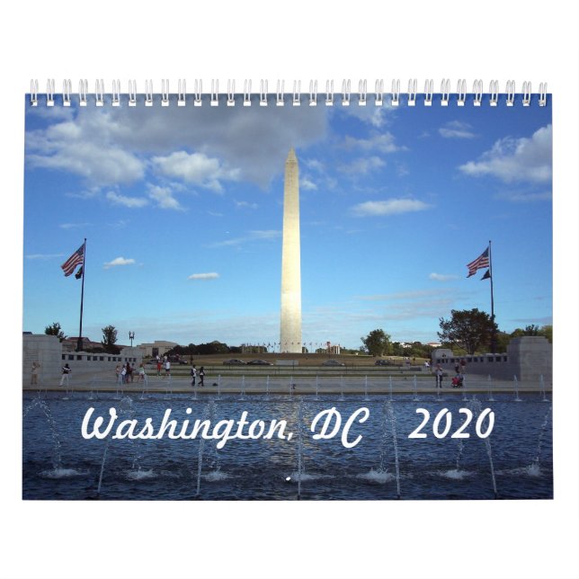 Washington, DC - Calendario 2020 (Tapa)
