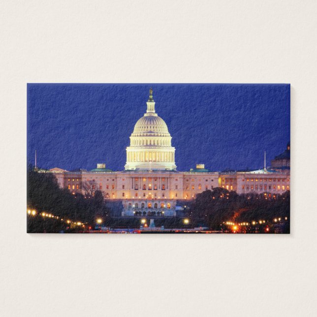 Washington DC Capitolio de Estados Unidos en Dusk (Frente)