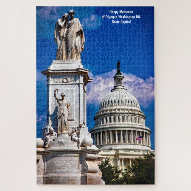 Washington DC. Capitolio del Estado. Rompecabezas (Vertical)