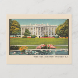 Washington, DC, postal de la Casa Blanca