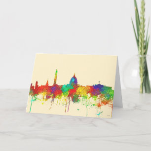 WASHINGTON DC SKYLINE - SG - Tarjetas de felicitac