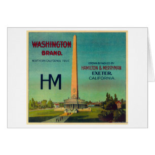 Washington LabelExeter anaranjado, CA