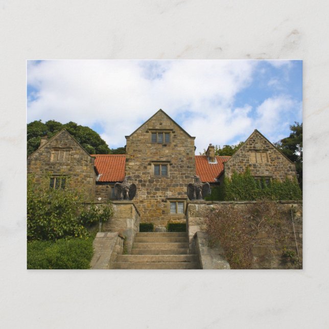 Washington Old Hall, postal de Inglaterra (Anverso)