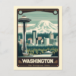 Washington | Postal de cosecha de espíritus patrió
