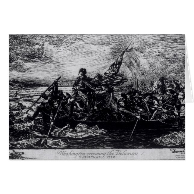 Washington que cruza el Delaware (Anverso (Horizontal))