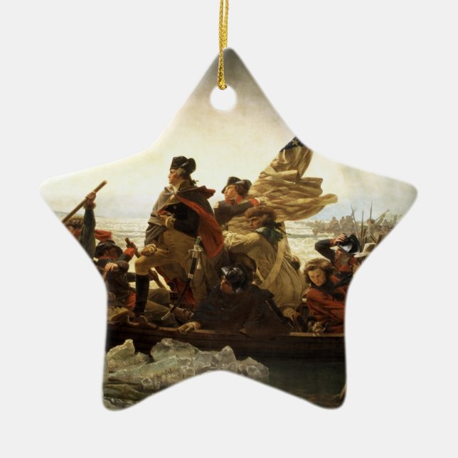 Washington que cruza el ornamento de la estrella (Frente)