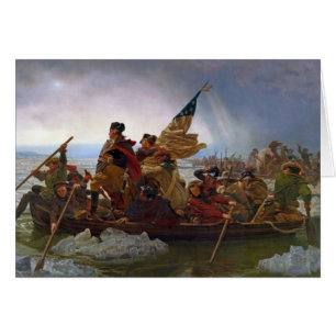 Washington que cruza el río Delaware