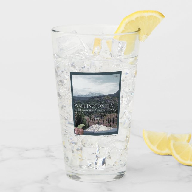 Washington State Poster Art (Reverso (hielo))