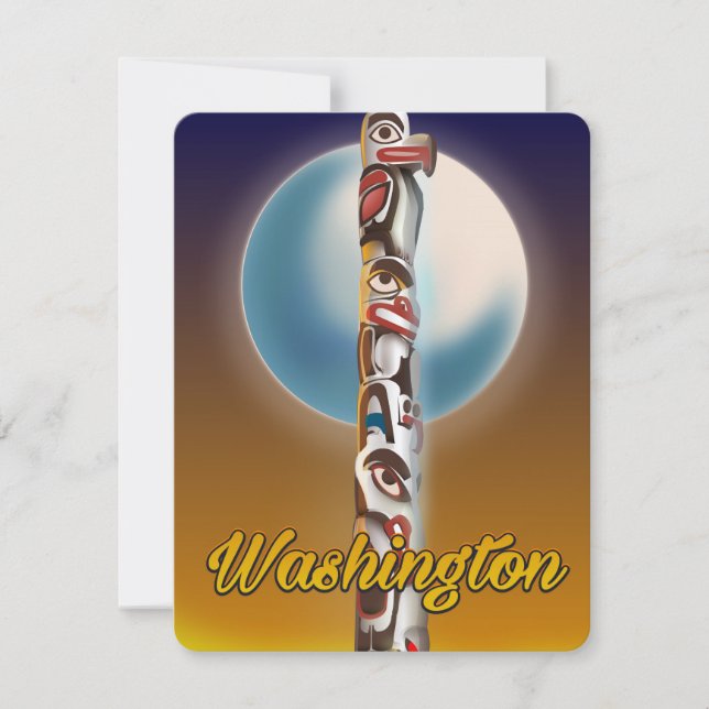 Washington Totem Pole (Anverso)