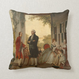 Washington y Lafayette en la almohada del Monte