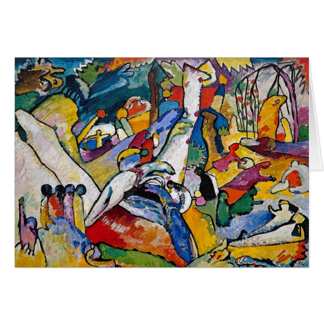 Wassily Kandinsky - Composición II Arte Abstracto (Anverso (Horizontal))