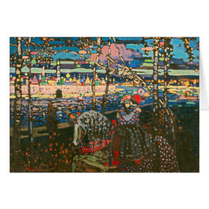 Wassily Kandinsky La Pareja Montada Arte Ruso