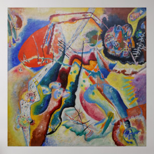 Wassily Kandinsky Mancha roja Arte abstracto clási