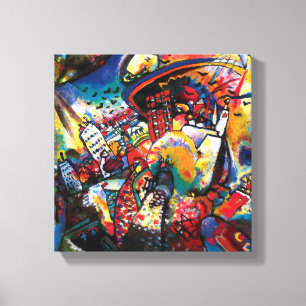 Wassily Kandinsky - Paisaje urbano de Moscú Arte a
