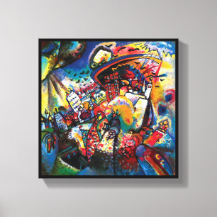 Wassily Kandinsky - Paisaje urbano de Moscú Arte a